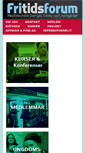 Mobile Screenshot of fritidsforum.se